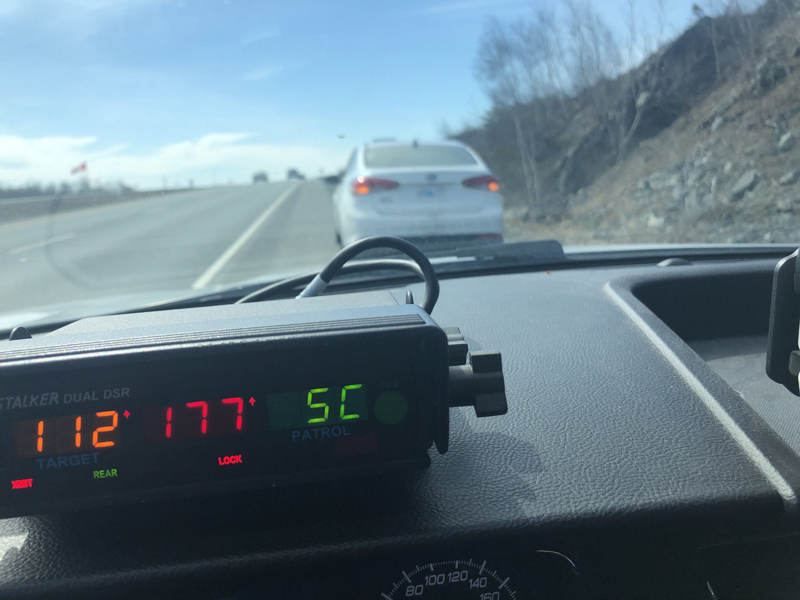 Stunting driver charged: 77 km/hr over the speed limit on Hwy 102