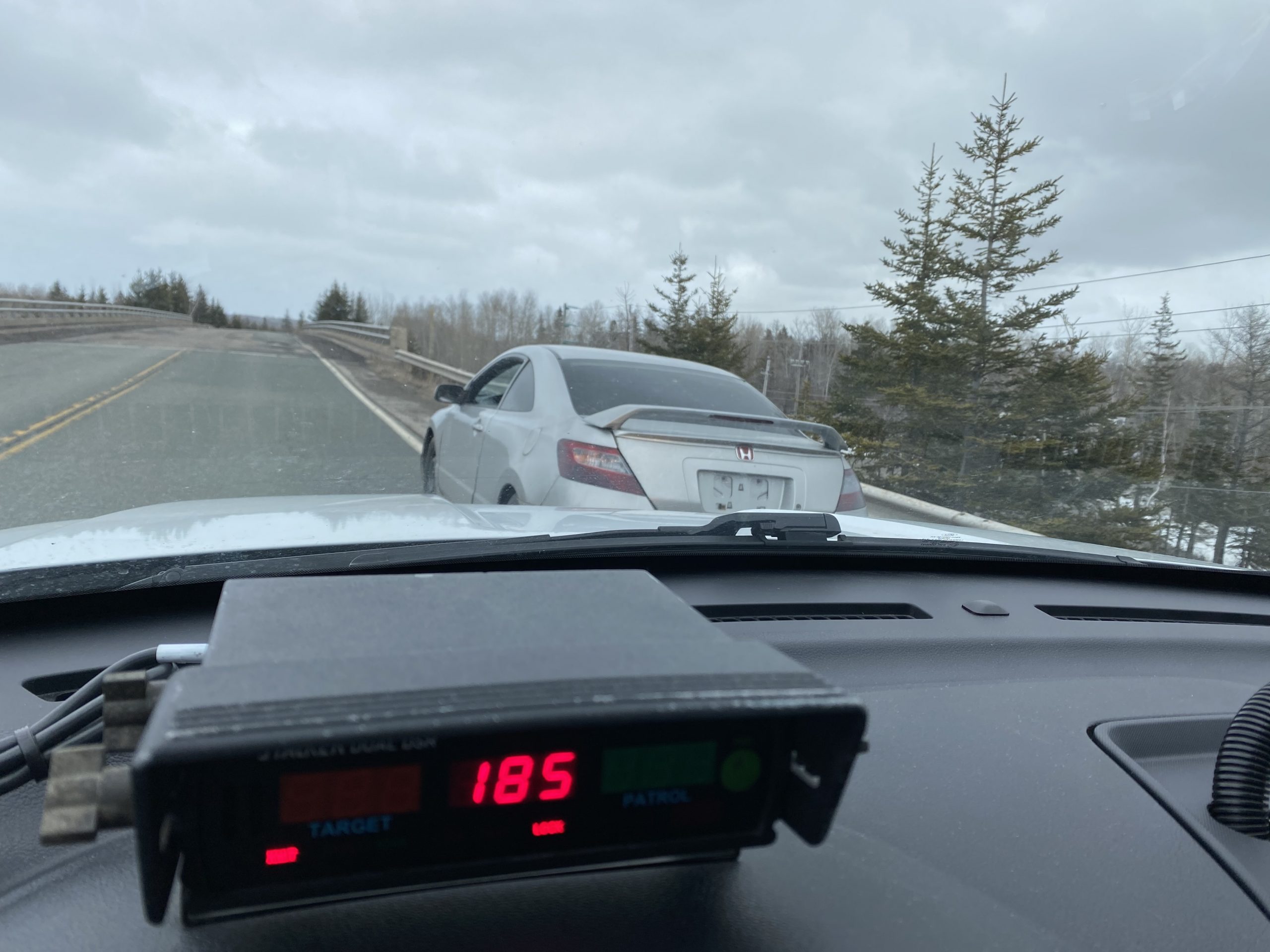 Stunting driver charged: 85 km/hr over the posted speed limit