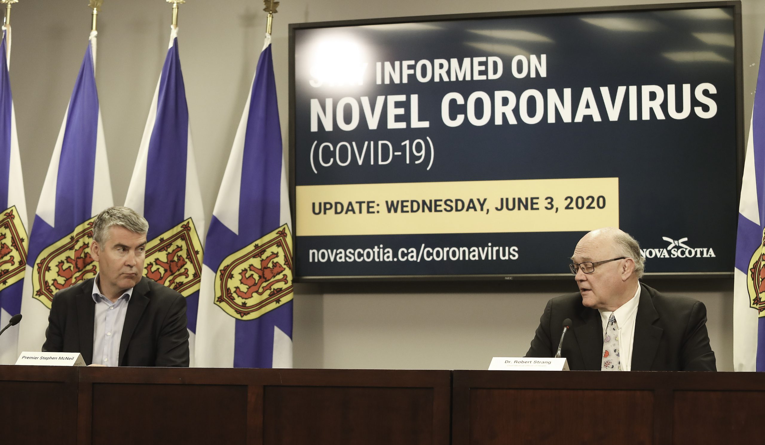 Nova Scotia Reports One More Death, No New Cases of COVID-19