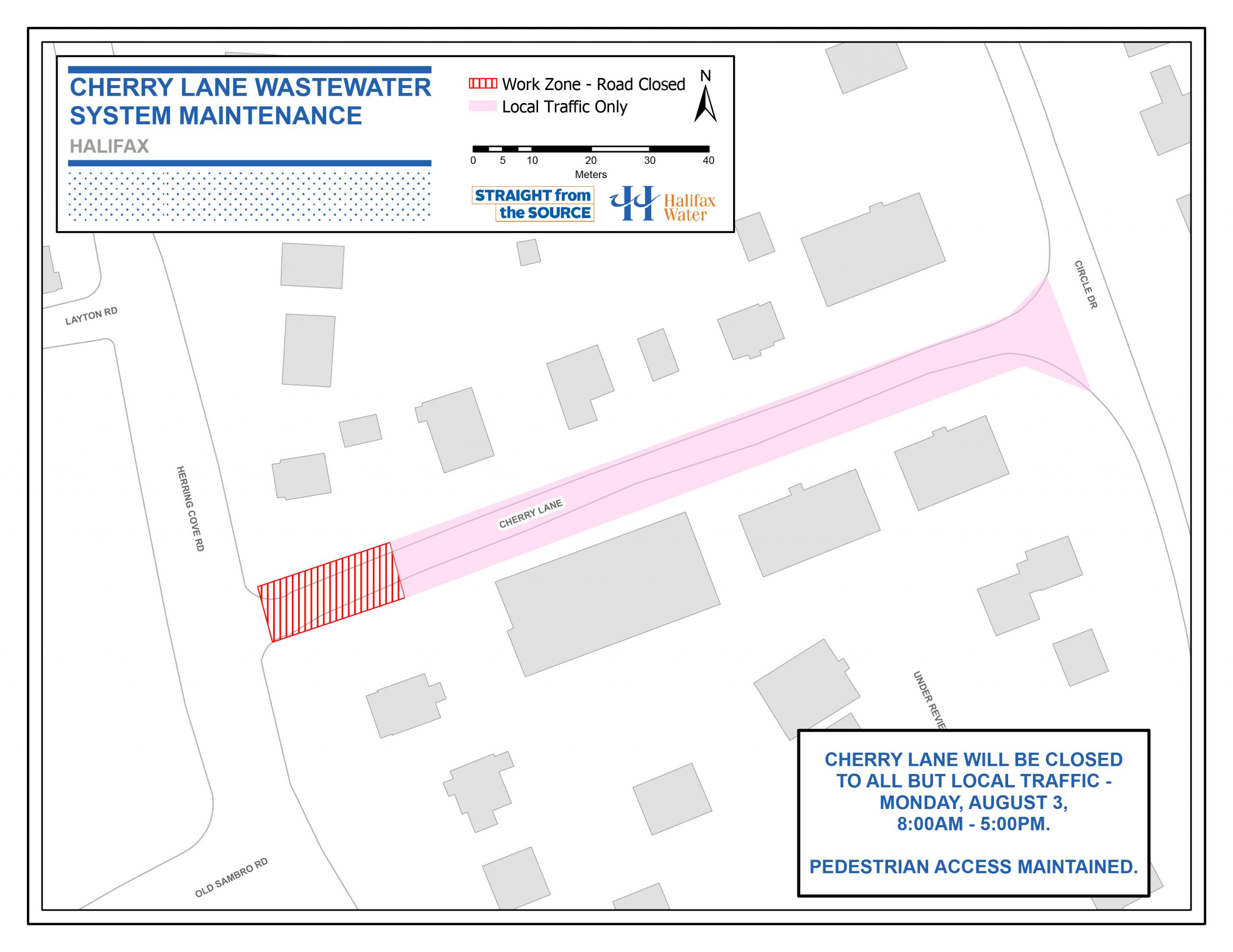 Cherry Lane - Wastewater System Maintenance / Elmdale Crescent - Wastewater System Maintenance