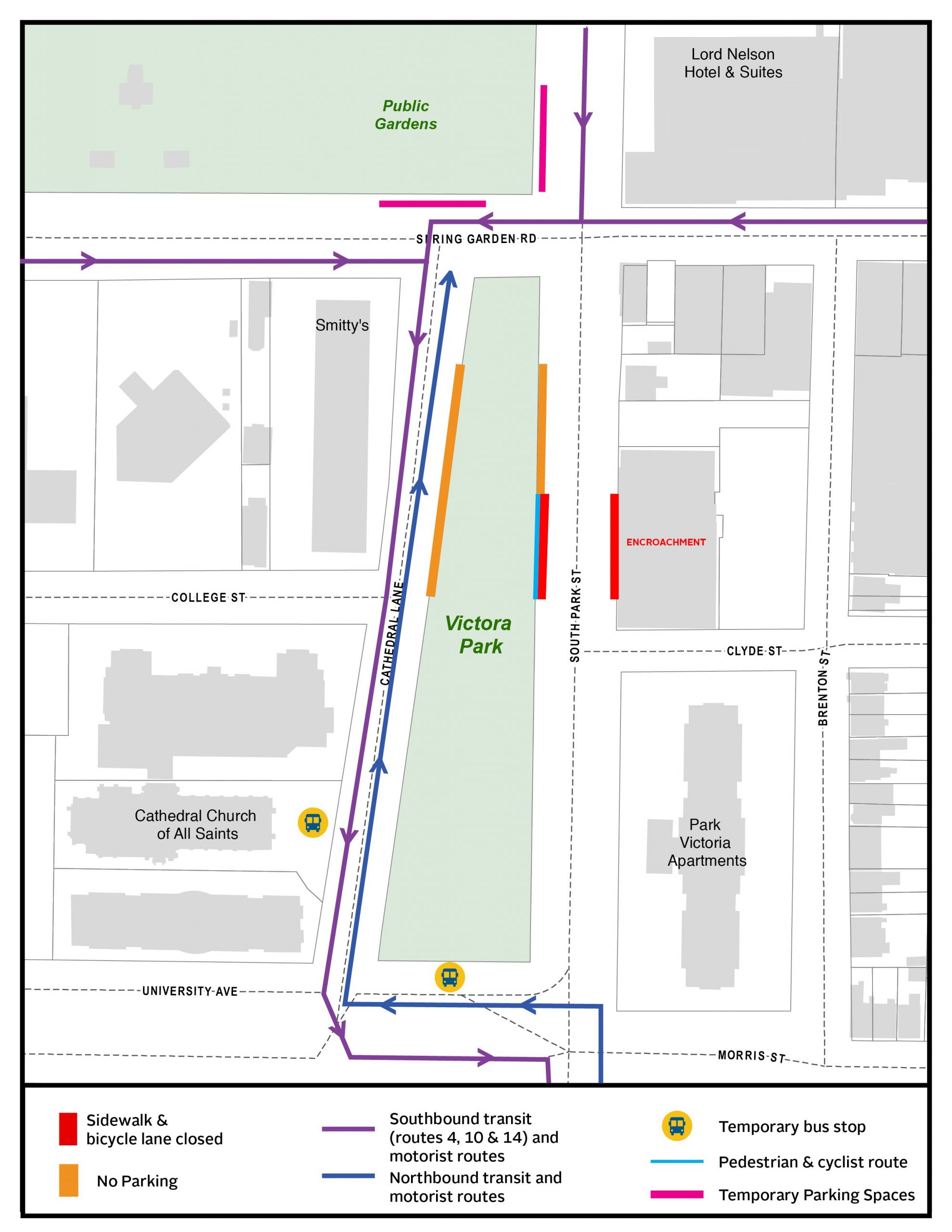 Weekly Traffic Advisories (updated often) / South Park Street – Road Closure