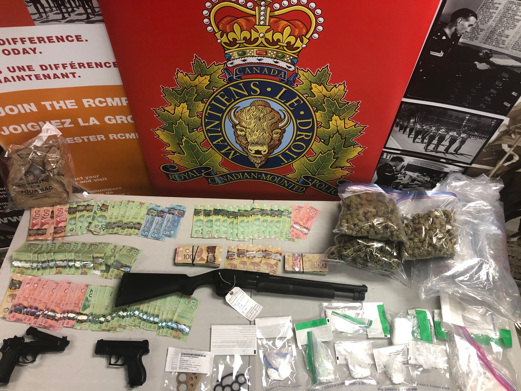 Multiple charges laid, drugs and weapons seized in Truro and Colchester County