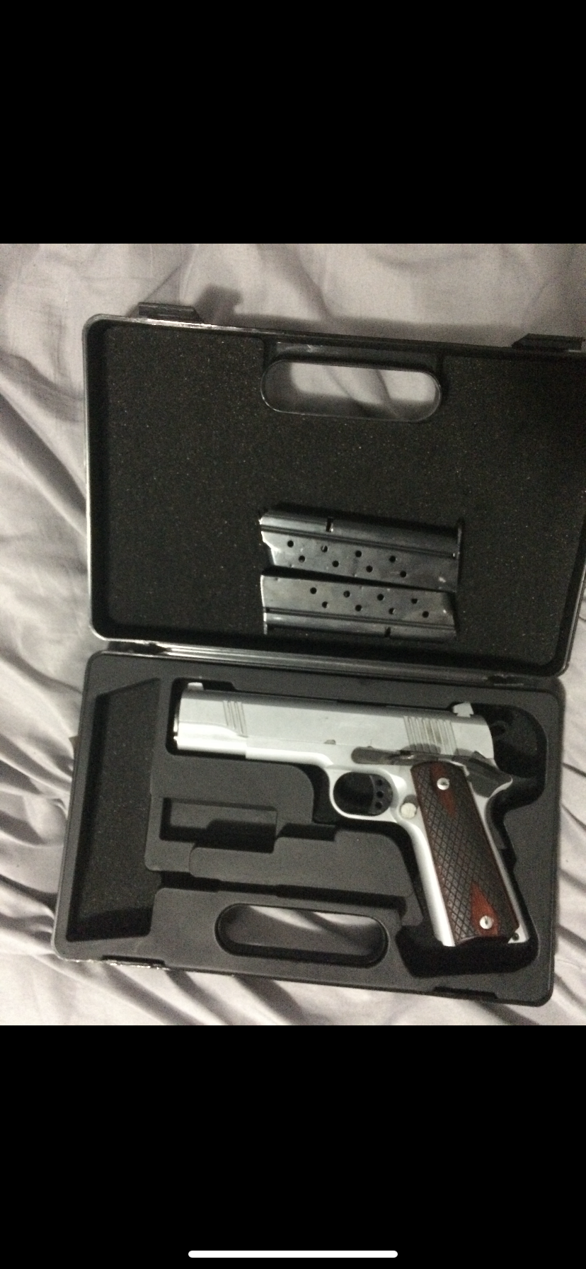 Halifax Regional Police received a report of a stolen firearm​ (handgun)​ that was accidentally left in a locked case outside the owners residence in Dartmouth