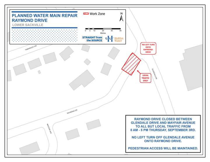 Raymond Drive - Planned Water Main Repair