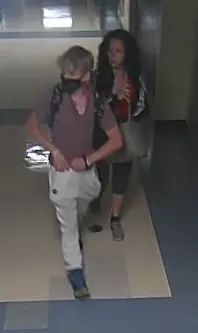 Kings District RCMP is requesting assistance from the public to identify two people suspected of breaking and entering and causing damage to a Cambridge school