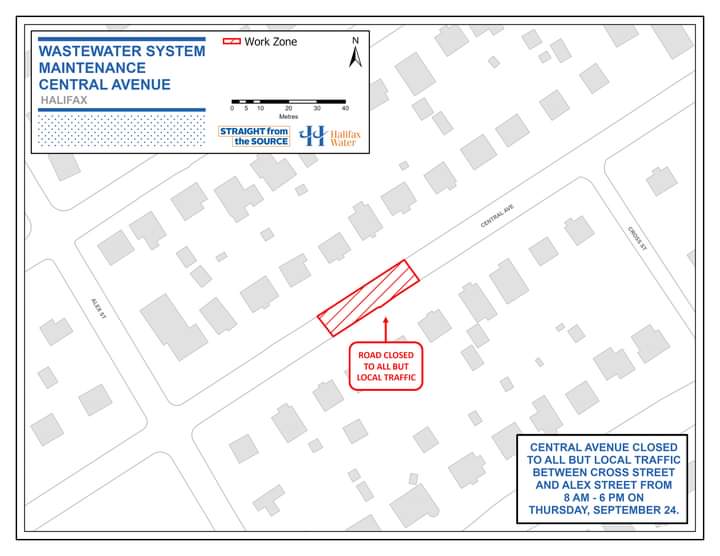 Central Avenue – Wastewater System Maintenance
