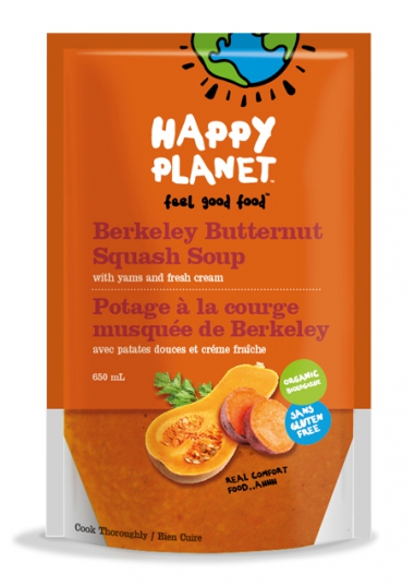 Happy Planet brand Berkeley Butternut Squash Soup and Thai Coconut Soup recalled due to spoilage