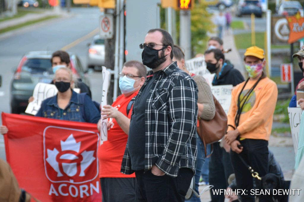 ACORN held a rally in Dartmouth in support of a family they say are being wrongly evicted at the end of October