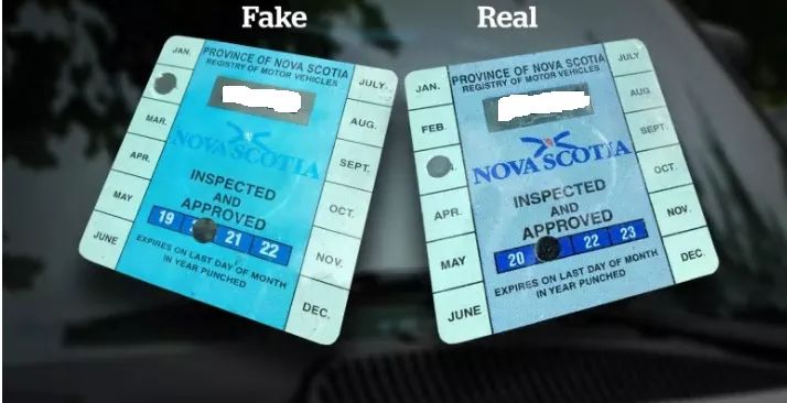 Nova Scotia RCMP and the Nova Scotia Department of Transportation and Infrastructure Renewal are reminding motorists to avoid unnecessary expenses by making sure their vehicle safety inspections are up to date - and legit