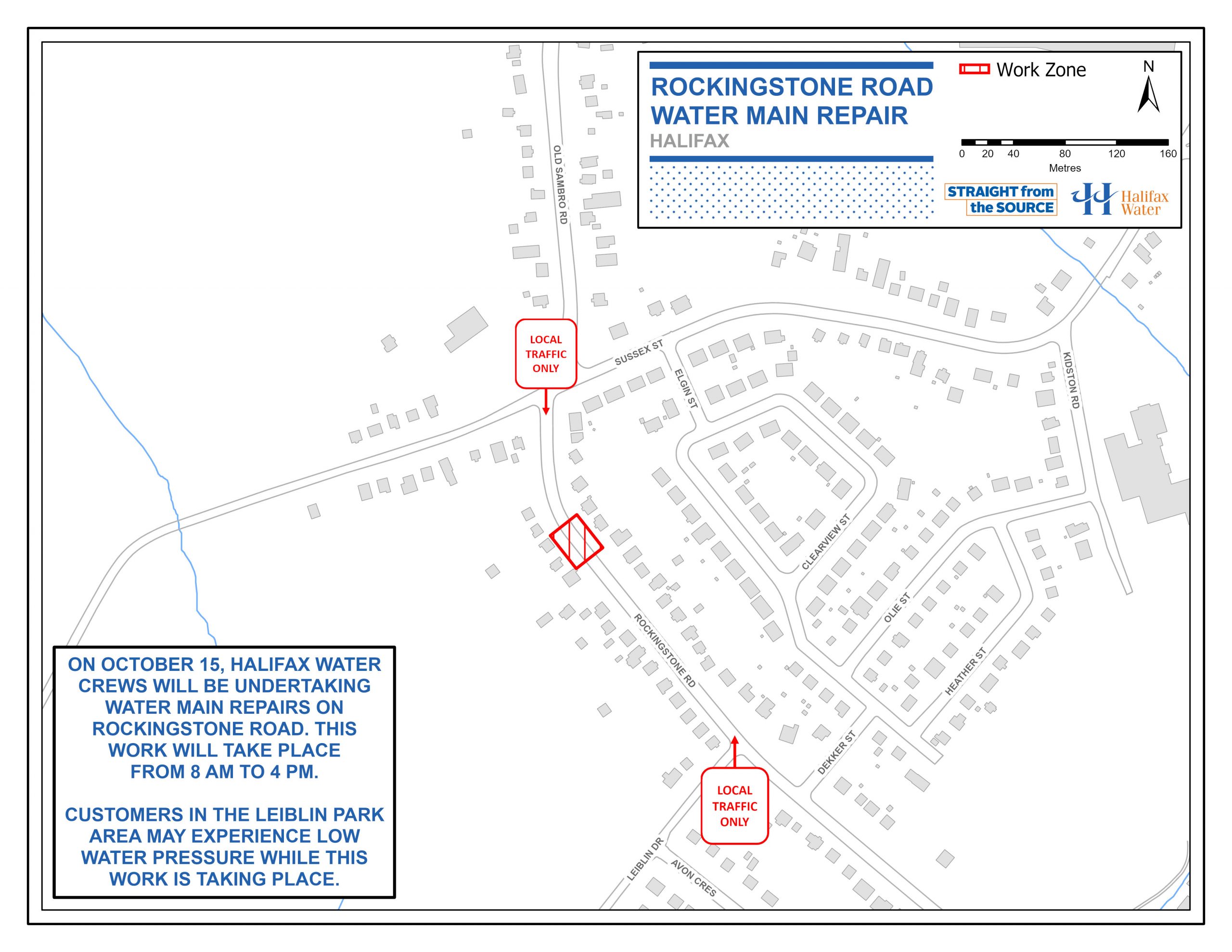 Leiblin Park Area – Water Main Repair