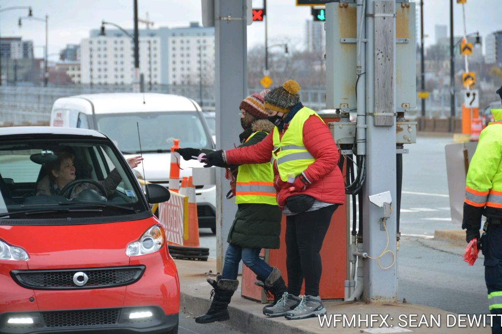 The Halifax Chapter of MADD along with HRP and the Hfx Harbour Bridges kicked off their 2020 Project Red Ribbon Campaign