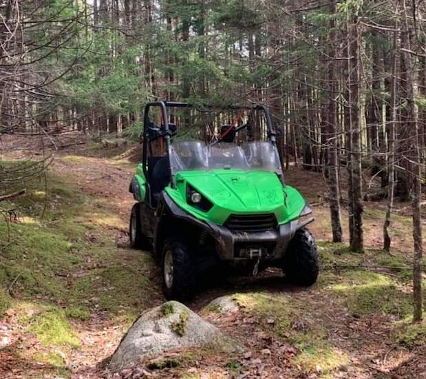 Colchester District RCMP is investigating a complaint of a stolen 2010 green Kawasaki Teryx Side-by-Side ATV