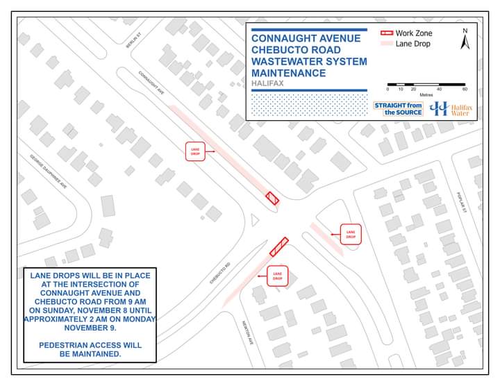 Connaught Ave. and Chebucto Rd. - Wastewater System Maintenance
