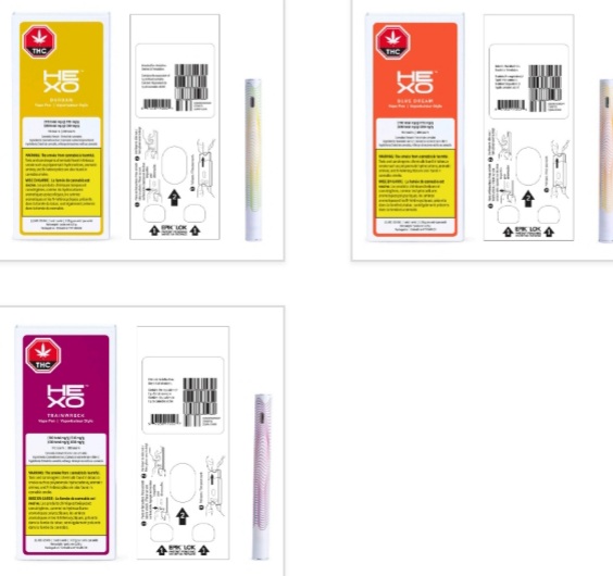 Various All-in-One disposable cannabis vape pens recalled due to mechanical issue