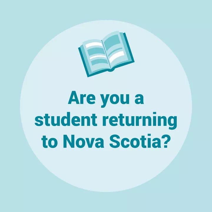 Any student coming to Nova Scotia from outside Atlantic Canada must self-isolate for 14 days