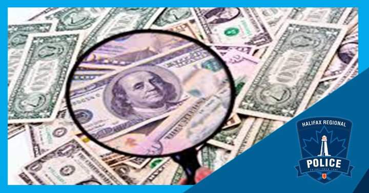 Police advising of counterfeit American currency