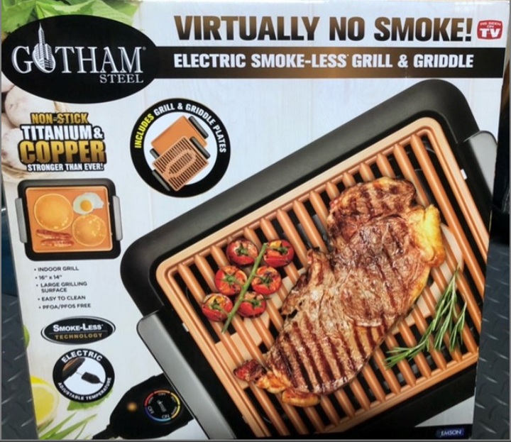 Gotham Steel Electric Smoke-less Grill & Griddle recalled due to fire hazard