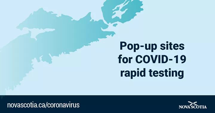 Upcoming pop-up sites for COVID19 rapid testing