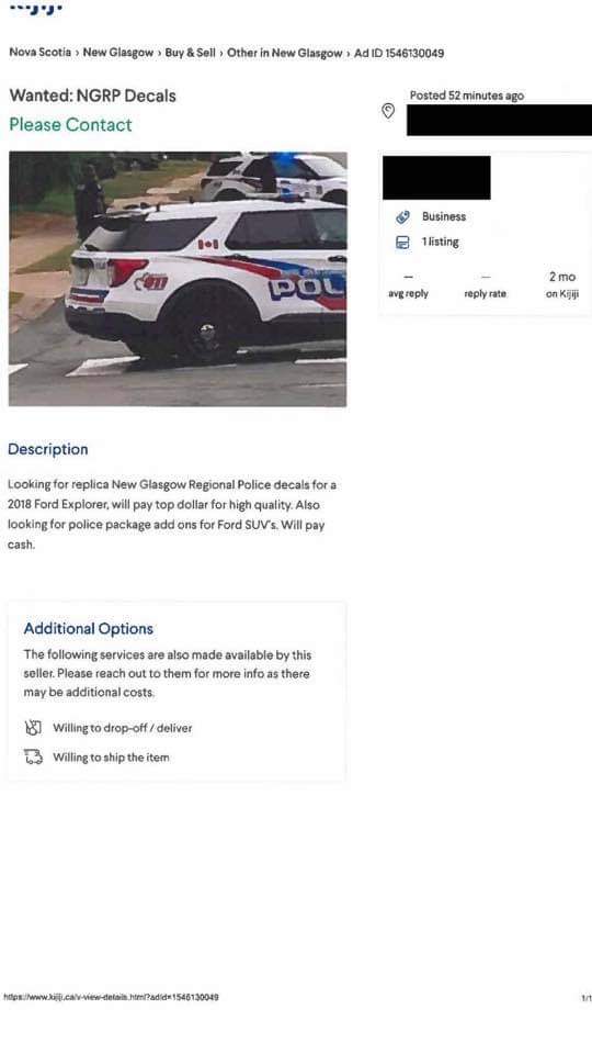 New Glasgow Regional Police charge a 47-year-old with Identity Theft and Defamatory Libel.
