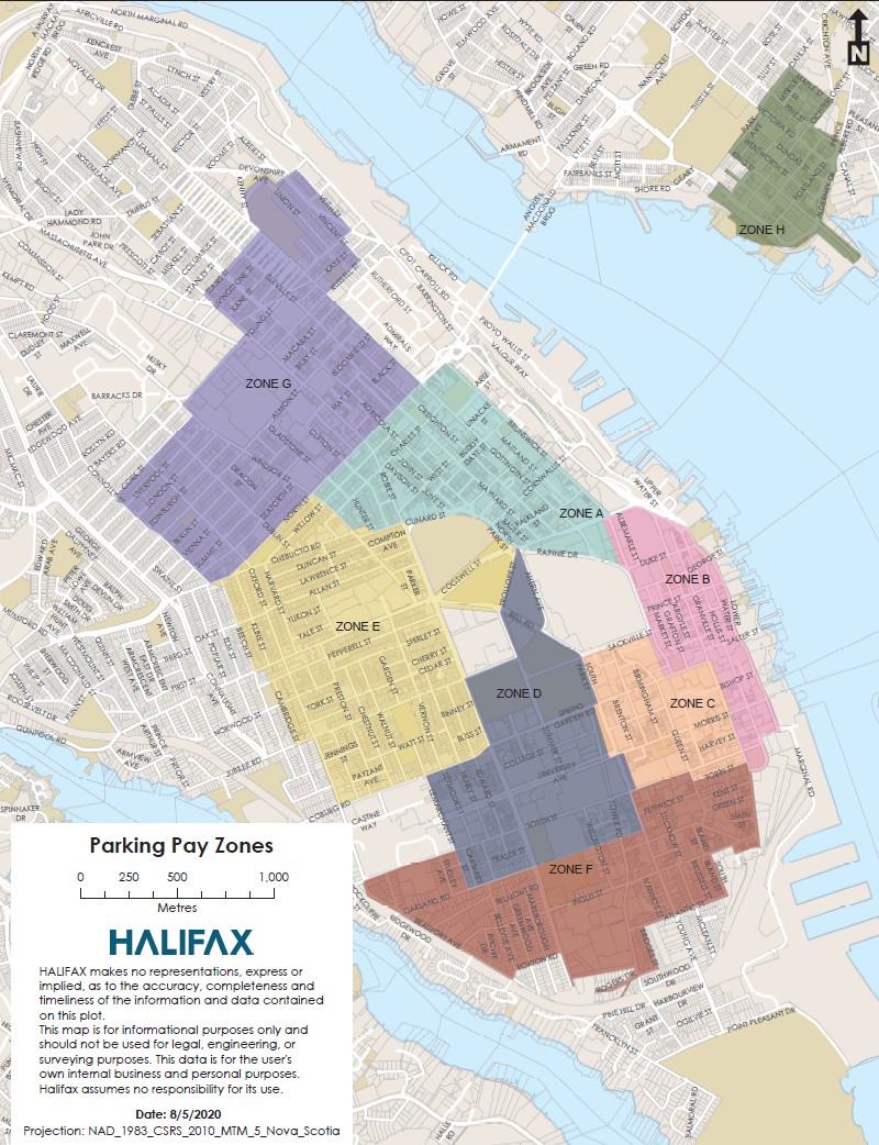 Free parking in zone B, March 15-19