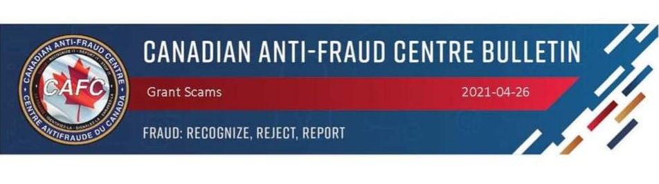 Awareness on Grant scams to prevent victimization