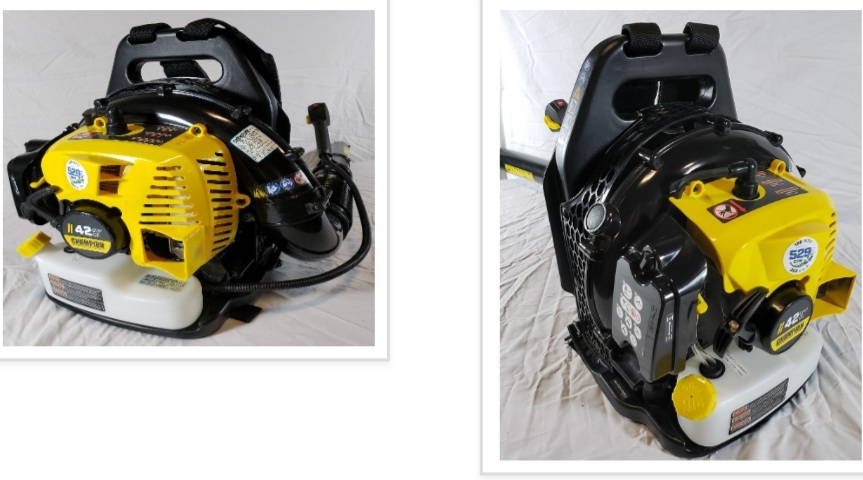 Champion 42 cc Champion Backpack Leaf Blower recalled due to risk of fire hazard
