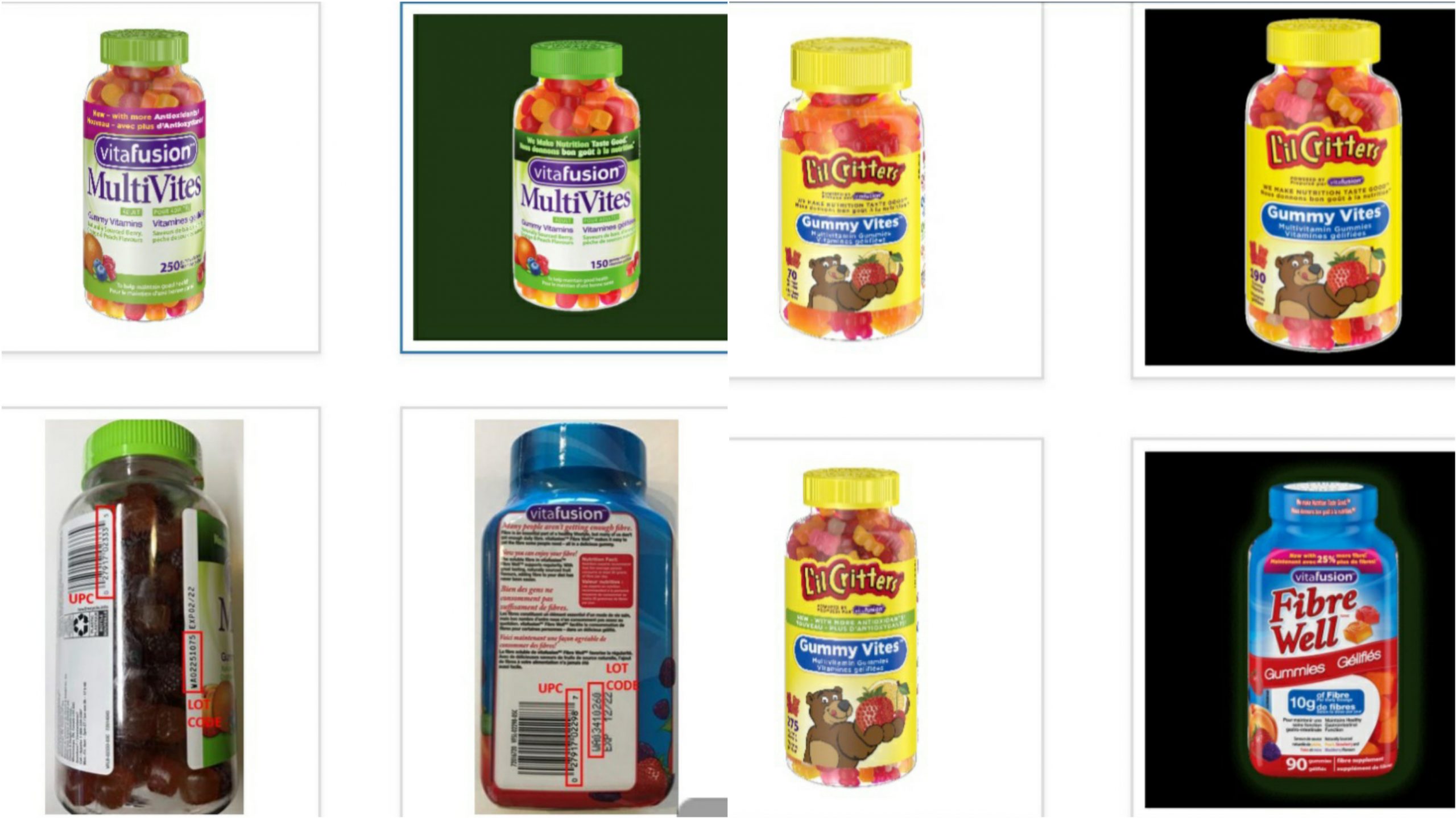 Certain lots of L'il Critters and vitafusion vitamins recalled due to metal wire fragments