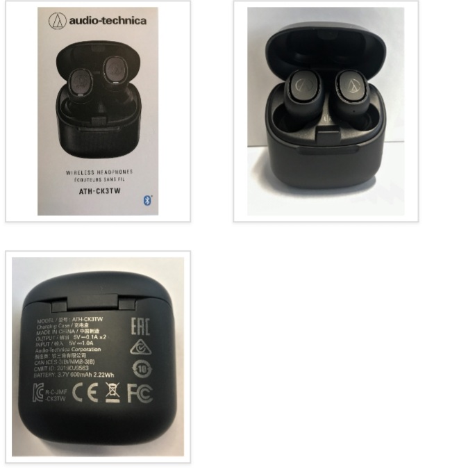 Charging Cases sold with Audio-Technica Wireless Headphones, Model ATH-CK3TW recalled due to Fire Hazard