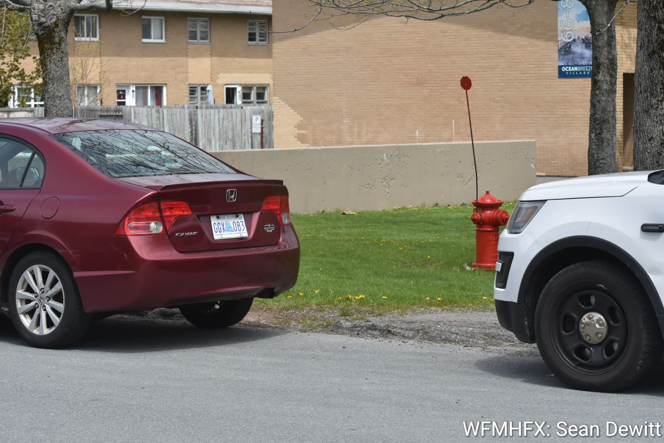 Dryer fire leads to ticket to car parked at fire hydrant