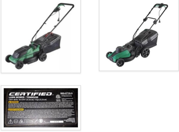 Various Certified 2-in-1 Electric Mowers recalled due to Fire Hazard