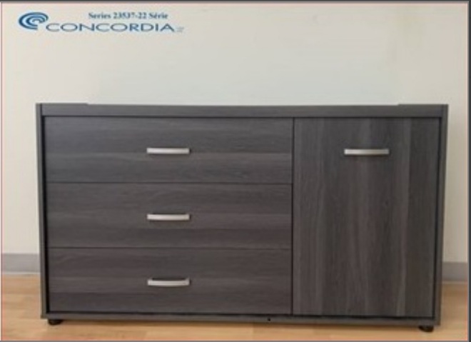 Concordia Furniture 3 drawers 1 door dressers in Summer nights recalled due to tip-over and entrapment hazard