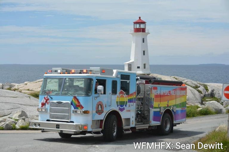 Visit the HRFE Pride fire truck! They will be travelling to different spots in the municipality