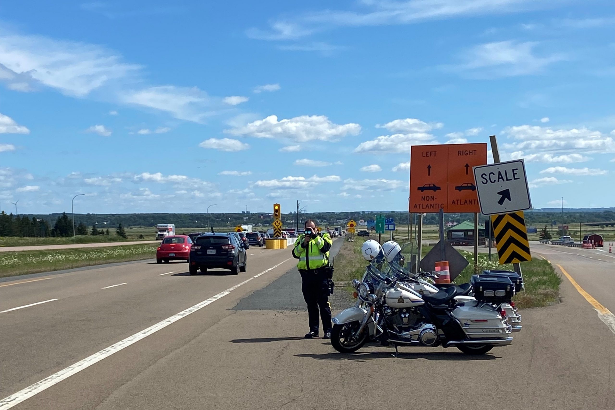 RCMP issue more than 40 tickets and warnings at the Nova Scotia - New Brunswick Border