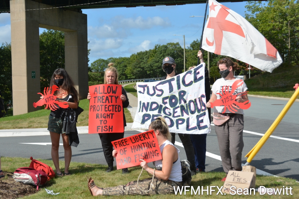 Mi'kmaw rally against DFO for fishery