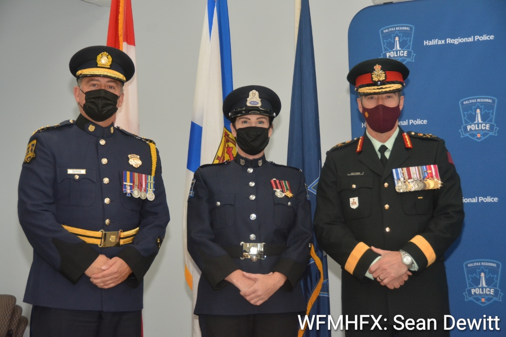Former Military Police officer, now HRP, receives Military Sacrifice Medal