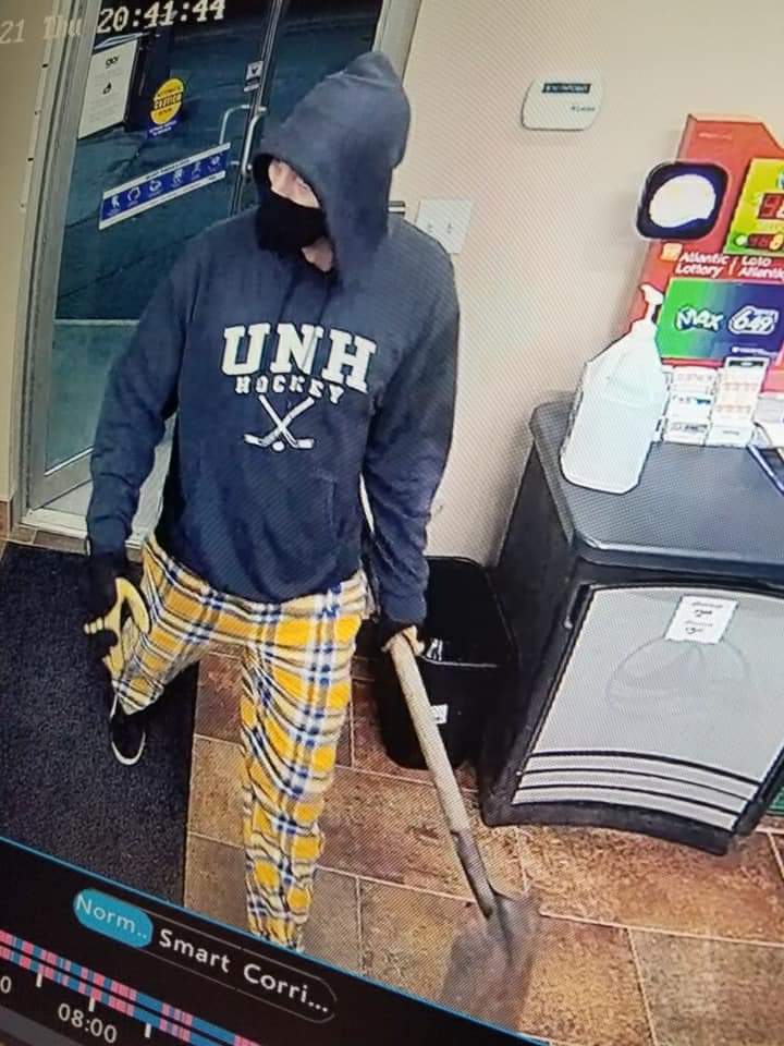 New Glasgow Regional Police is looking to identify the suspect involved in the Attempted Robbery at the Wilsons Gas Bar