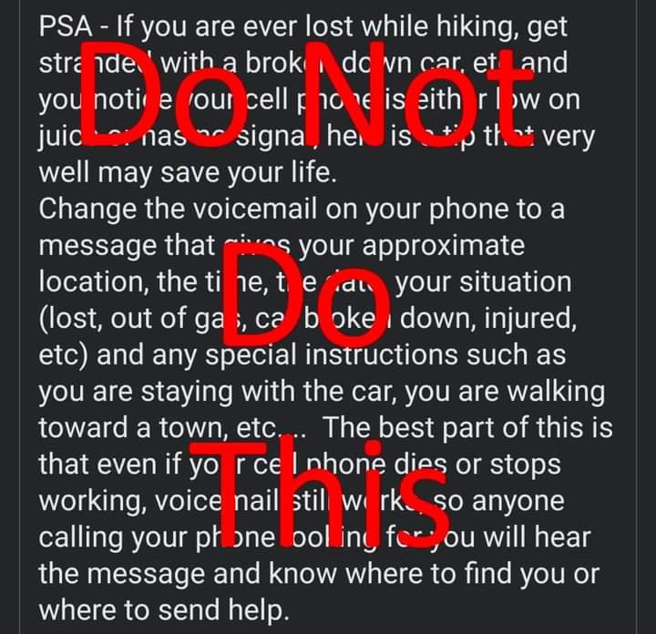 Halifax SAR: Don't do this!