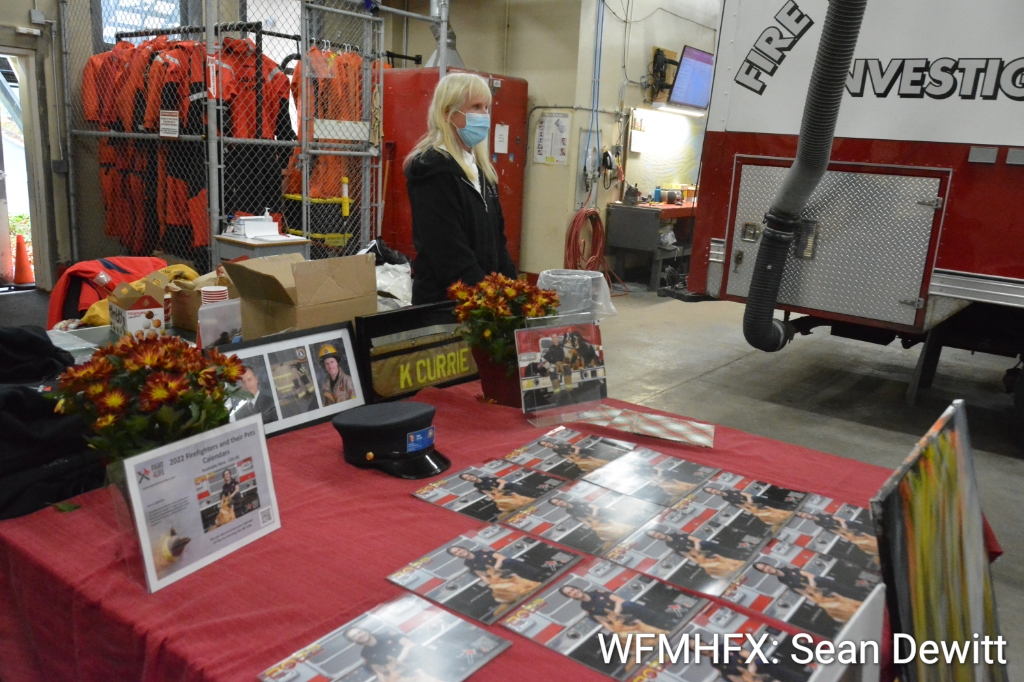 Today was the official reveal and launch of the new 2022 Halifax Professional Firefighters (HPFF)  "Firefighters and their Dogs" calendar, in support of firefighter and first responder mental health initiatives