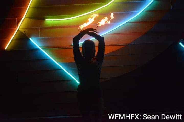 Flame on!  lumen lux​ talks to us about fire and dancing in the HRM