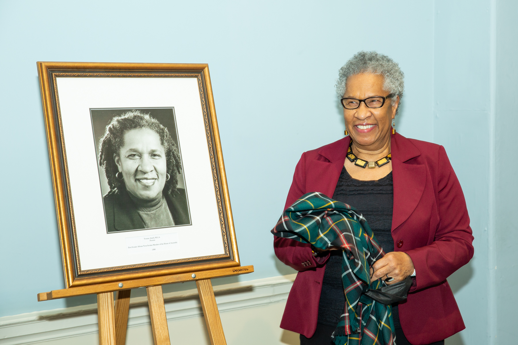 Portrait of First Female African Nova Scotia MLA