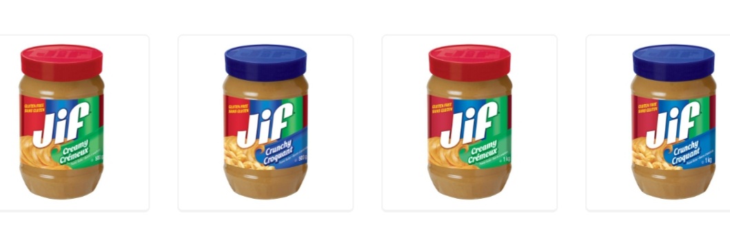 Certain Jif brand Peanut Butters recalled due to Salmonella