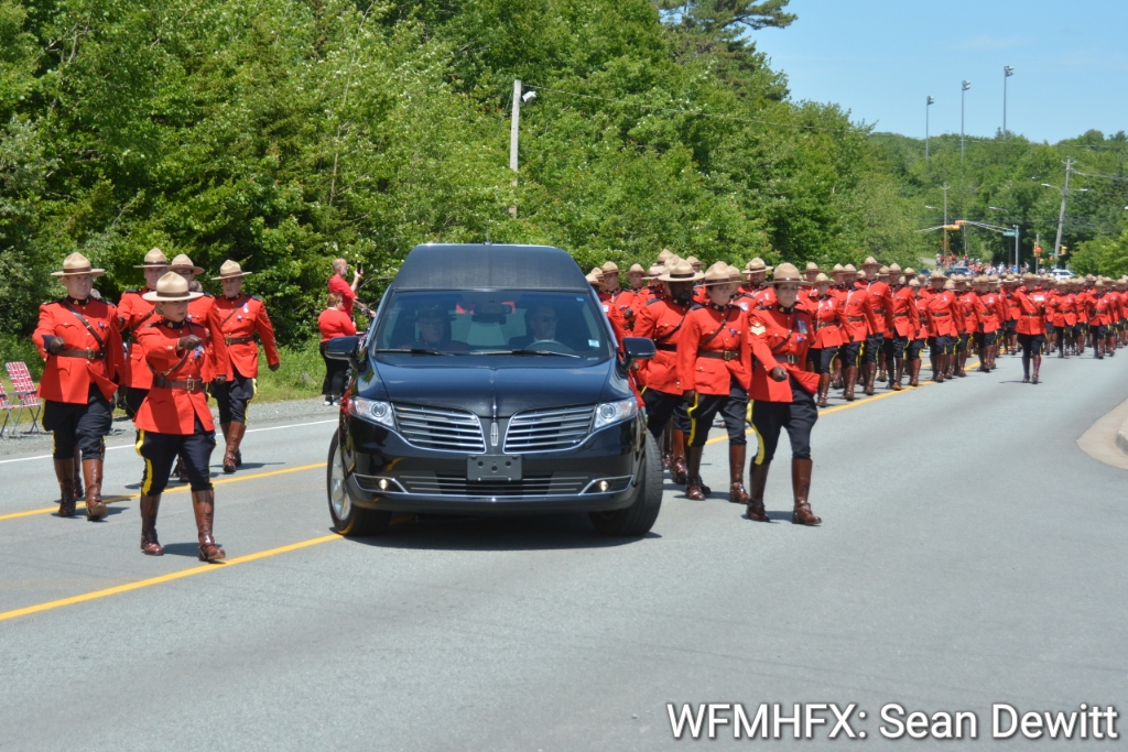 A Regimental Memorial for Constable Heidi Stevenson, who died in the line of duty on April 19, 2020