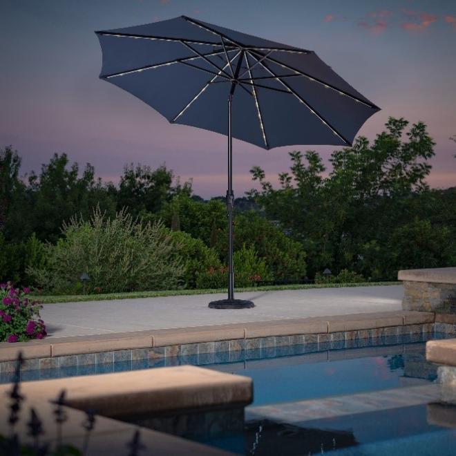 SunVilla 10 foot Solar LED Market Umbrella recalled due to fire hazard
