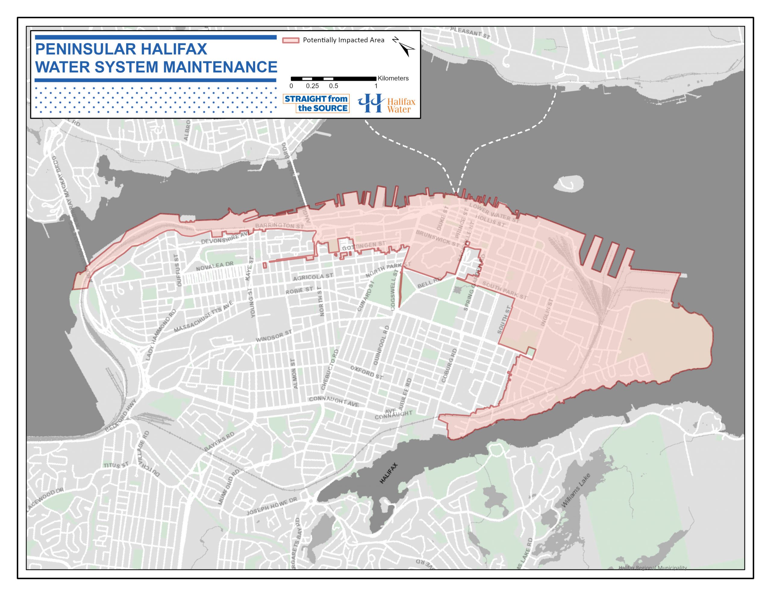 Water Service Advisory – Halifax Peninsula – Water System Maintenance