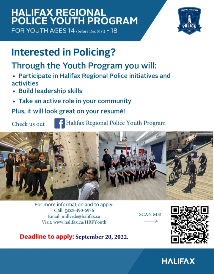 Do you know a youth who is interested in policing?