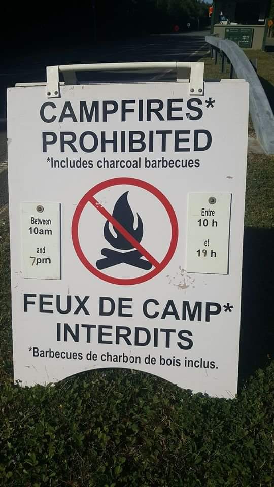 Please be advised that a partial fire ban is in effect at Kejimkujik until further notice