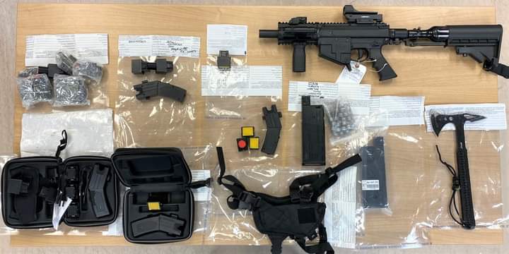 Eskasoni RCMP has charged a man with weapon and drug offences after executing a search warrant at a property on Castle Bay Rd. in Eskasoni
