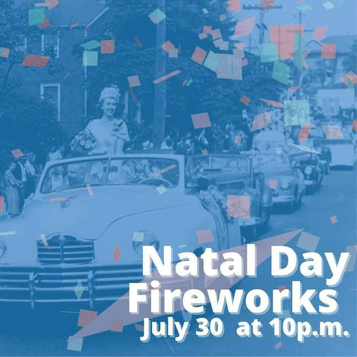 Natal Day fireworks postponed