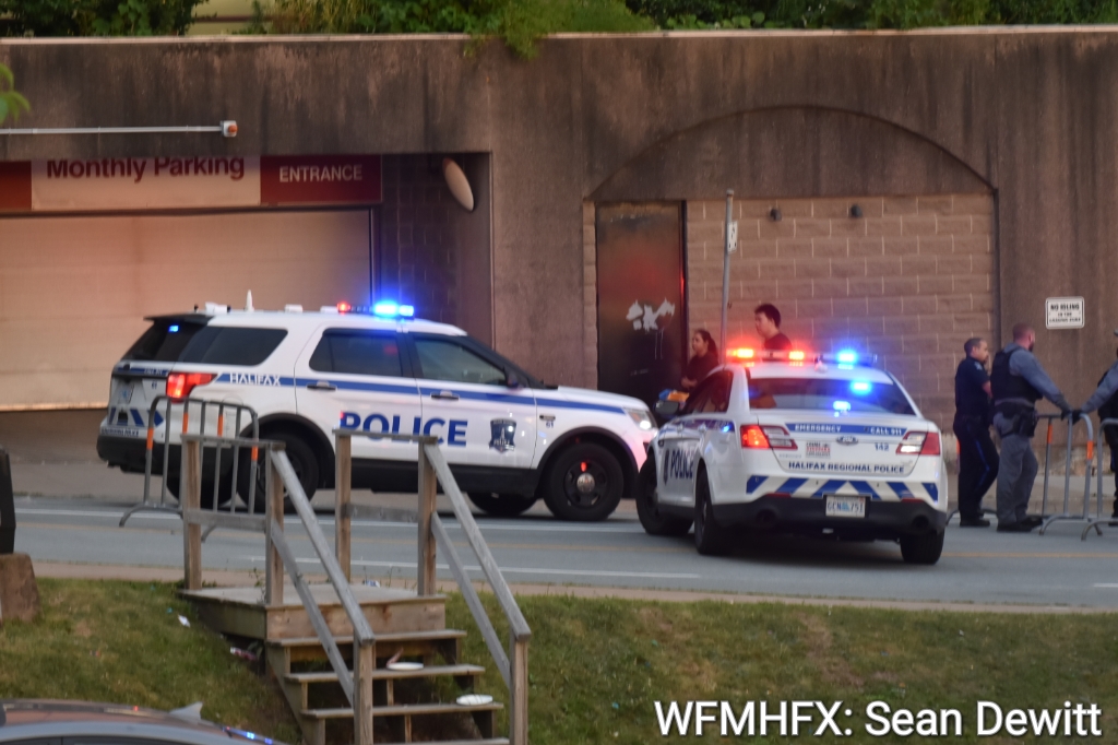 The fair at Alderney Landing closed early last night after a fight occurred in the area