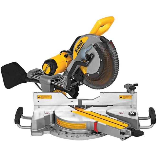 DEWALT 12-inch Sliding Compound Miter Saws recalled due to Laceration Hazard